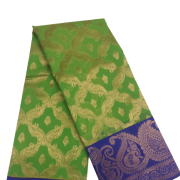 Silk Cotton - Korvai - AllSelf - Light Green
