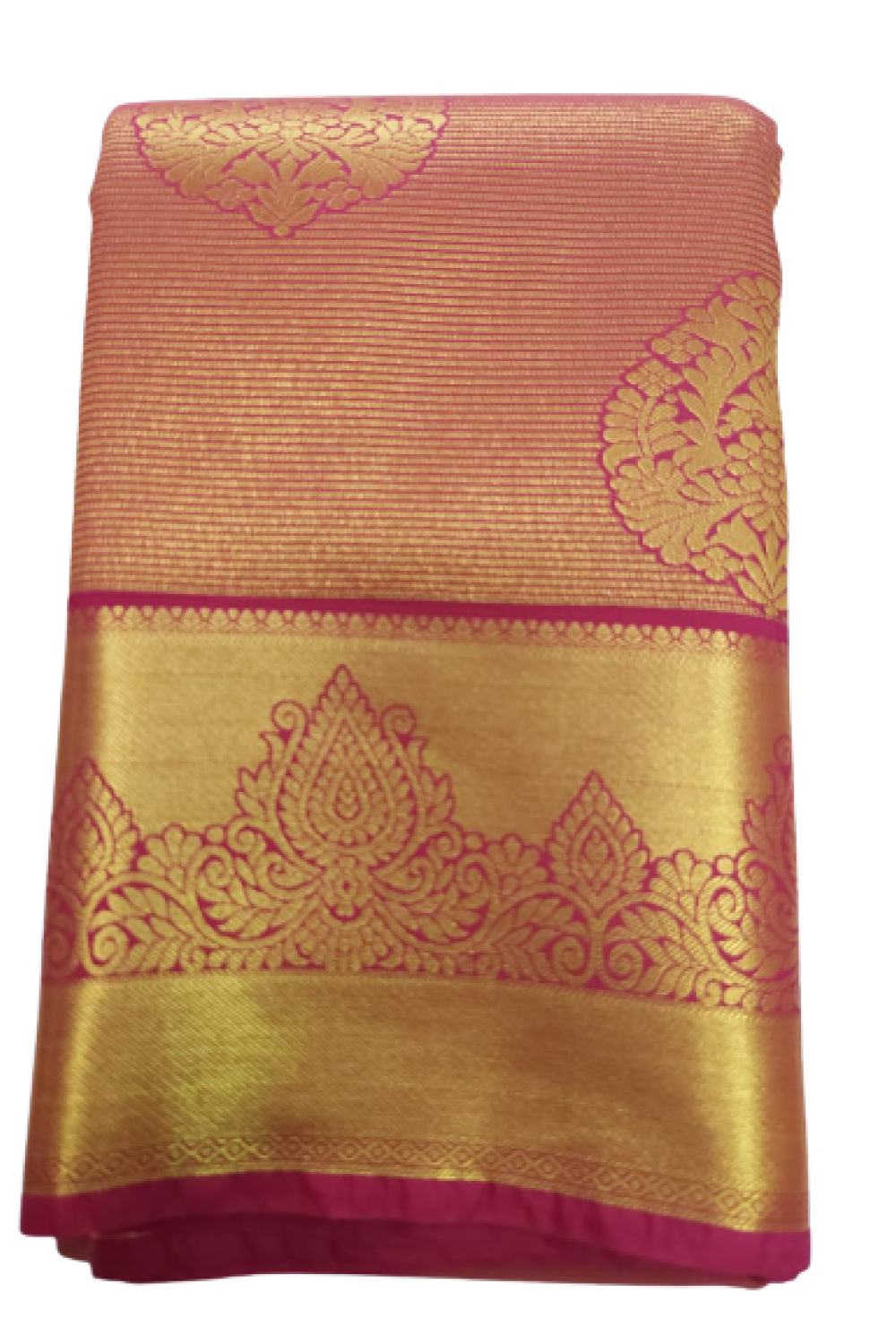  Art Silk - Pink Wedding Bridal saree