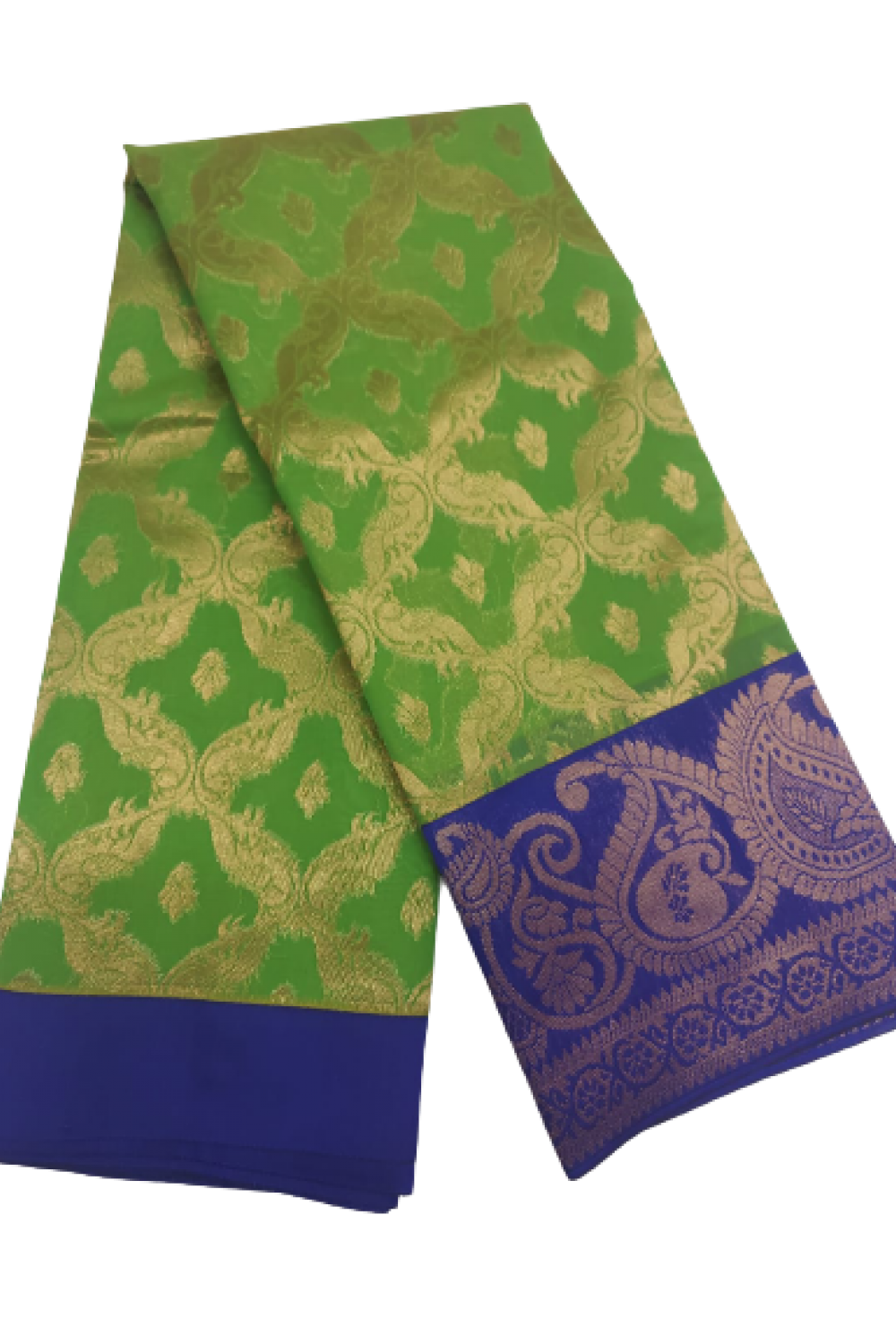 Silk Cotton - Korvai - AllSelf - Light Green